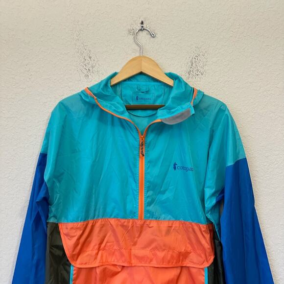 COTOPAXI Teca Half Zip Windbreaker Jacket Colorblock Hooded Outdoor - Picture 3 of 8